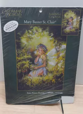 Candamar Mary Baxter St. Clair FAIRY KISSES Embellished Cross Stitch Kit 9 X12  • $10.70