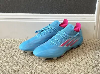 Adidas X Speedflow.1 Blue Pink SG SZ 8.5 Se Le Mercurial Cr7 R9 Messi Vapor • $215