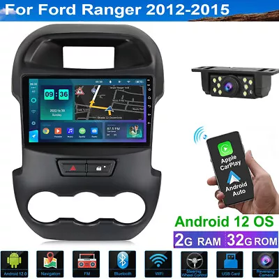 Car Radio Stereo GPS Navi Audio WIFI Apple Carplay For Ford Ranger 2012 -2015 • $289.50