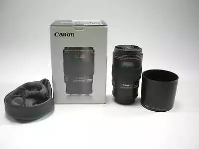 Canon EF 100 F2.8L IS USM Macro Lens • $799.99