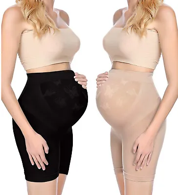 Maternity Shapewear Pregnancy Panties For Dresses Thigh Belly Support Underwear • £14.79