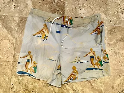 Vintage Ralph Lauren Polo Sport Men’s Swim Trunks Mesh Lined Size Medium • $21.99