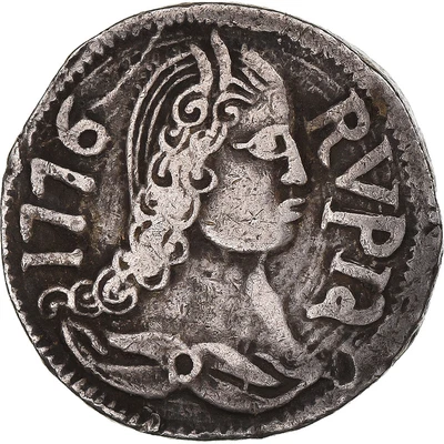 $689 • Buy Coin, INDIA-PORTUGUESE, GOA, Jose (Joseph) I, Rupia, 1776, Goa, EF