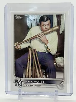 2022 Topps Series 1 Babe Ruth #49 Super Short Print Photo Image Variation SSP • $79.99