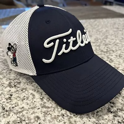 Titleist Disney Mickey Mouse Golf Hat Blue And White Snap Back Mesh • $39.99