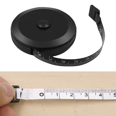 150cm Tape Meter Tailor Ruler Keychain Measuring Tape Clothing Size Tape MeasuTU • £4.64