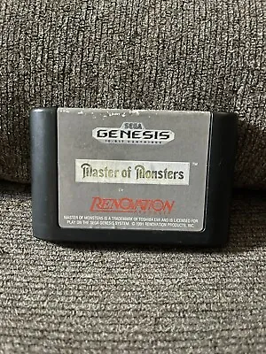 Master Of Monsters- SEGA Genesis Untested- READ DESCRIPTION BEFORE PURCHASE. • $40