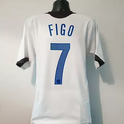 FIGO 7 Inter Milan Shirt - Medium - 2005/2006 - Jersey Nike Away • £127.99