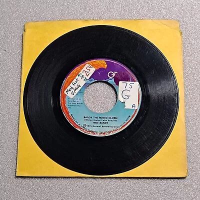 Moe Bandy THE RODEO CLOWN-I'M LOOKING FOR A NEW WAY TO LOVE YOU 7  Vinyl 45RPM • $2