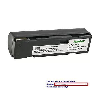 Kastar Replacement Battery Pack For Fuji NP-100 & Fujifilm Finepix MX-700 MX700 • $31.99