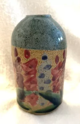 Mary Kay Spencer Lupine Pottery Vase. Main. Vase Is Signed • $18.95