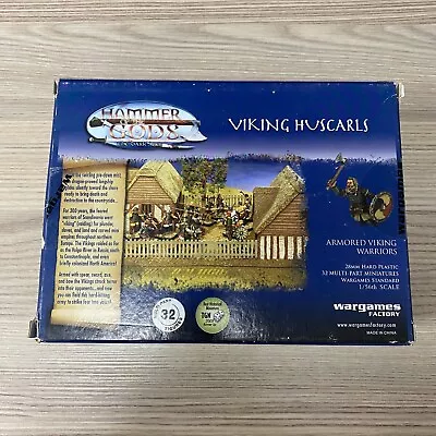 Viking Huscarls Hammer Of The Gods The Dark Ages 28mm Wargames Factory 1/56th • $85.67