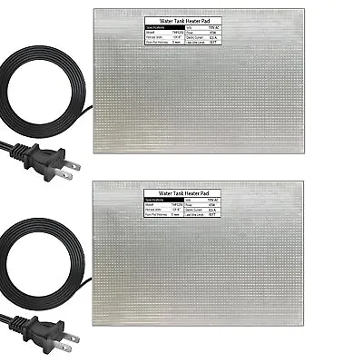 H&G Lifestyles RV Holding Tank Heater Pad Use With Up To 120V 12X18  Steel  • $80.05