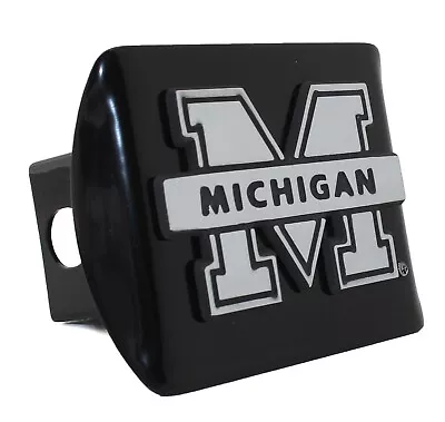 University Of Michigan Wolverines Metal Hitch Cover • $43.95