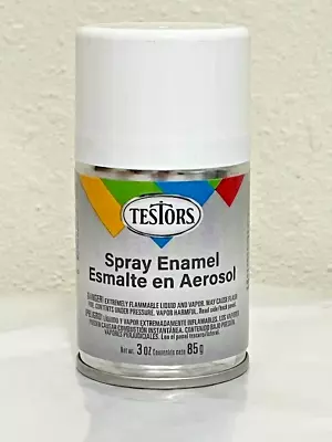 Testors Spray Paint  ~  Gloss White 1245T  ~  Enamel 3oz Rust-Oleum Hobby ✨ • $8