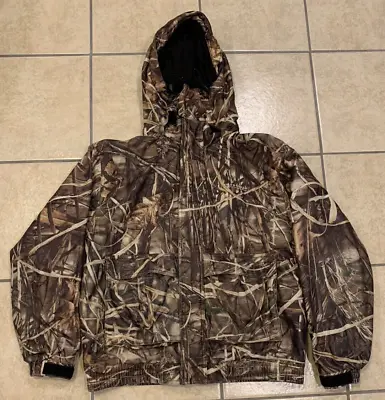 Men's M Field & Stream Advantage Max-4 HD Camo HydroProof Ultra Hunting Jacket • $19.99