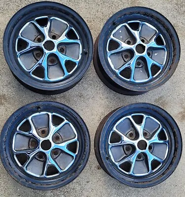 1967 Mustang Styled Steel Wheels  Original Ford 14 X5.5  Kelsey Hayes Set Of 4   • $550