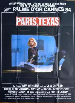 Paris Texas - Wim Wenders / Nastassja Kinski -original Large French Movie Poster • $289.99