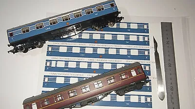 £25 • Buy LMS Blue Coronation Scot 6 X Coaches Layover Render Kit For Hornby R474, R422etc