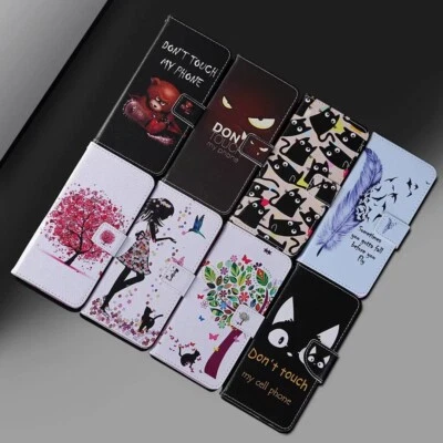 $11.65 • Buy Case For LG K10 G5 V50 Stylo 5 4 Painted PU Leather Flip Wallet Case Phone Cover