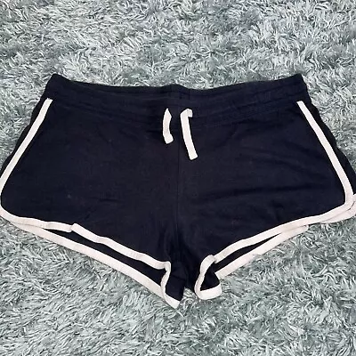 Ladies Shorts From Atmosphere Navy Stretch Size 12 CHEER Letters On Back • £1.99