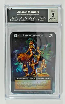 Sorcery Contested Realm Amazon Warriors Alpha Investments Foil Promo PCG 9 • $249.99