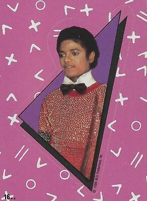 Topps Michael Jackson Trading Cards Sticker Puzzle Panel Card 1984 G+ Condition • $1.26