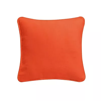 Pack Of 2 100% Cotton Plain Dyed Cushion Covers Piped Edge Sofa Decor16 18 20  • £5.99