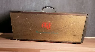 Abercrombie & Fitch Vintage 1960s Sports Badminton Wood Wooden Large Crate Box • $127.40