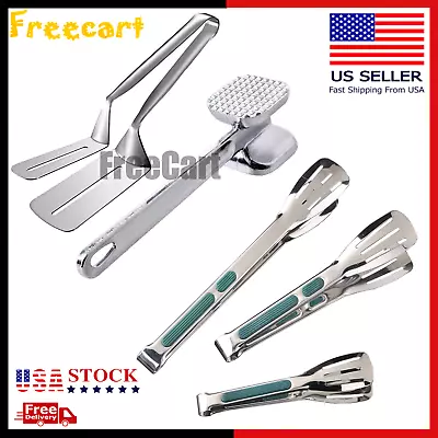 Double Side Beef Steak Mallet Pounder Meat Tenderizer Hammer Tongs Kitchen Tool • $7.08