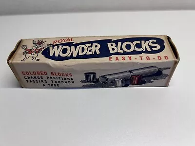 Vintage Royal Wonder Blocks 1944 Magic Trick • $41.99