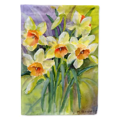 Carolines Treasures Bmbo0880gf Daffodils By Maureen Bonfield Flag Garden Size • $17.95