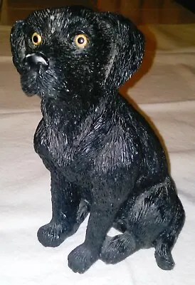 Vintage Dog Figurine / Labrador Retriever Black • $5