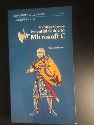 Essential Guide To Microsoft C. By The Waite Group Paperback Book The Fast Free • $9