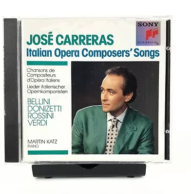 JOSE CARRERAS Italian Opera Composers' Songs CD 1990 Classical  New/Sealed • $11.66