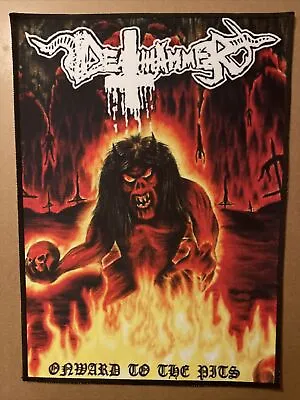 DeathHammer Metal Band Large Back Patch: New Digital Image 14” Long X 11” Wide • $22.90