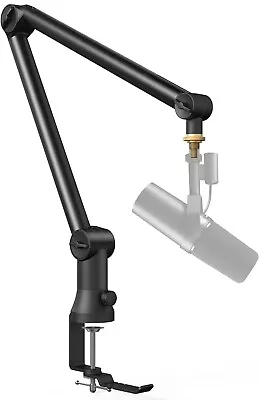 Microphone Boom Arm Stand BM1 Table Mount PRO Heavy Duty Desk C-Clamp • £38.54