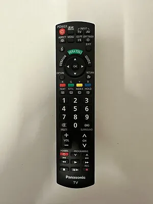 Panasonic Tv Remote Control - Model: N2qayb000352 - Black - Used - Grade A B C • $22.50
