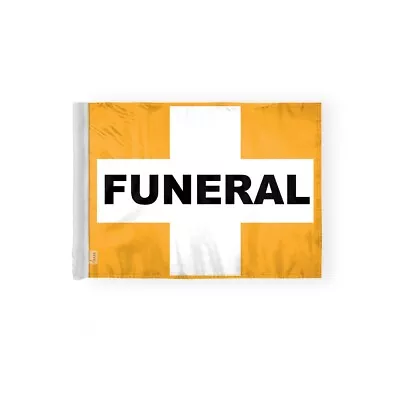 6x9 Inch Memorial Service Funeral Motorcycle Flag For 3/8 Mount Pole 2-Sided • $19.99