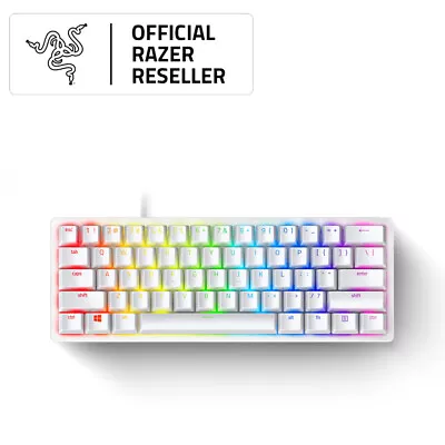 $139 • Buy Razer Huntsman Mini Mercury Mechanical Gaming Keyboard - Clicky Optical Switches