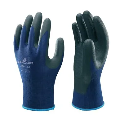 £4.99 • Buy SHOWA 380 Premium Nitrile Foam Grip Gloves - Engineers/Builder/Mechanics