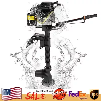 4 HP 4-Stroke Outboard Motor Heavy Duty Boat Motor Gas Engine CDI Wind Cooling • $284