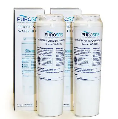 PUROSUR Water Filter EDR4RXD1 UKF8001 4396395 For Every Drop Water Filter 4 Seal • $22.98