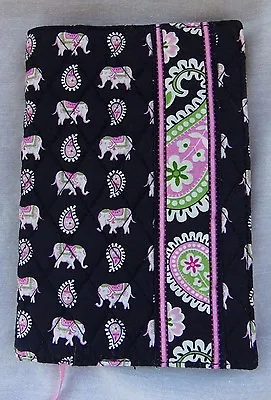 Vera Bradley Paperback Book Cover Pink Elephants Excellent Condition Retired • $16.99