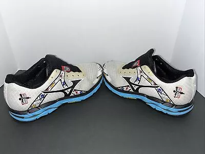 Mizuno Womens Wave Inspire 10th 410575 0090 White Blue Running Sz 7.5W No Box • $20