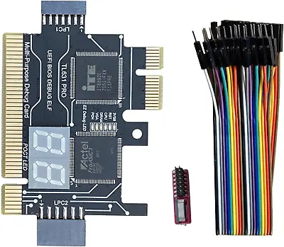 TL631 Pro Motherboard Analyzer Diagnostic Card PCI Mini PCI-E LPC Motherboard T • $64.99