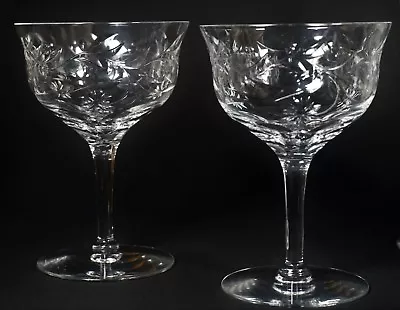 Two Seneca ANNIVERSARY Champagne Glass Goblet - 5 1/4  Tall  • $60