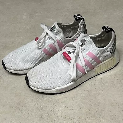 Adidas Originals Womens Size 8.5 Pink White “I Love Dance” Sneakers  FZ3777 • $39.99