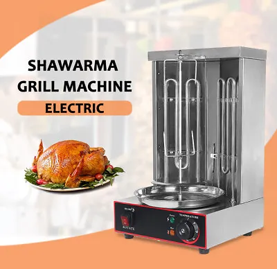 Electric Griddle Shawarma BBQ Grill Gyros Rotisserie Meat Roaster 50-300℃ AUPlug • $285.60