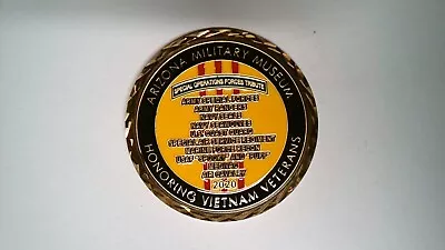 Challenge Coin Vietnam War Commemorative Partner Arizona Military Museum • $17.99